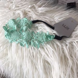 New Mint Lace Headband